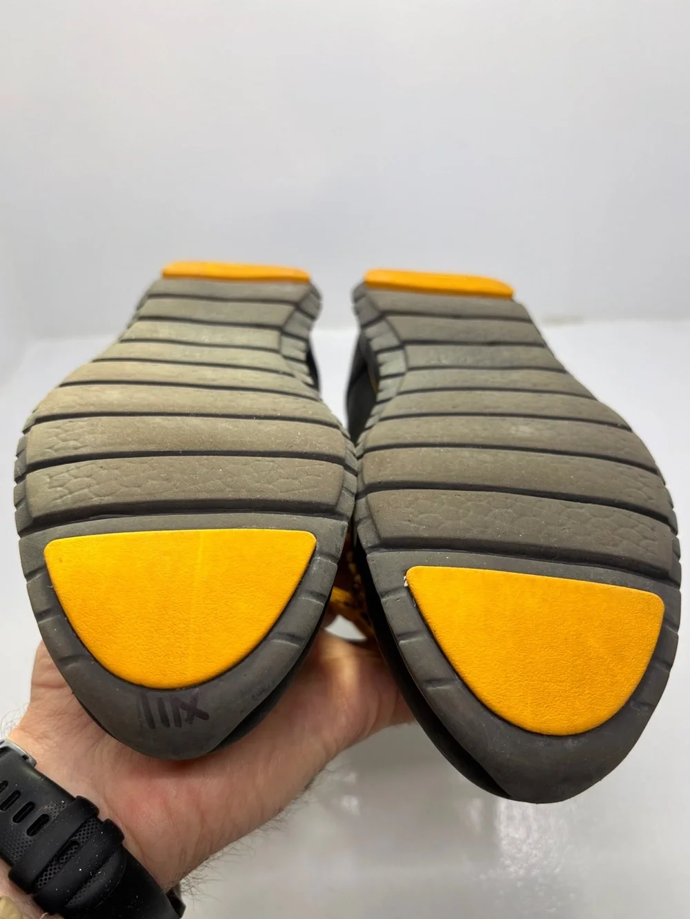 Cole Haan ZerøGrand Waterproof Hiking Boots Women's 8B Black Yellow WN002238